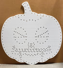 Spooky Singing Pumpkins - White / Cut / Oval Eyes - Pixel