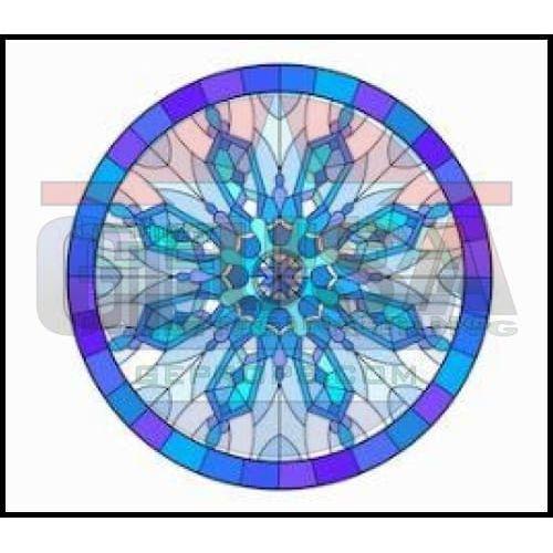 G-SkinZ for the Rosa Grande - Stained Glass Snowflake 2 - 