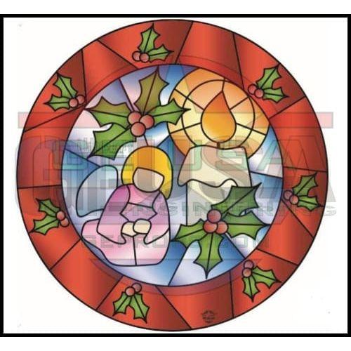 G-SkinZ for the Rosa Grande - Stained Glass Holly Angel - 