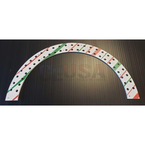 IMPRESSION Arches 2ft - Pixels / Red / Green Abstract / 6mm 