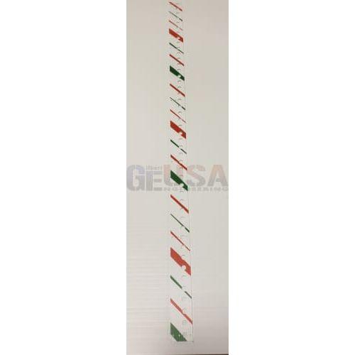 IMPRESSION Offset Pixel Trim - 6mm / Red Green Abstract - 