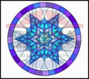 G-SkinZ Rosa Grande - Stained Glass Star - Pixel Props