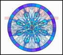 G-SkinZ Rosa Grande - Stained Glass Snowflake 2 - Pixel