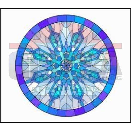 Impression Spin Reel Max Stained Glass Snowflake 2 Pixel Props
