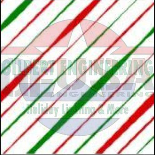 IMPRESSION Square Peg - Red Green Abstract - Pixel Props