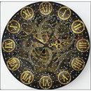 IMPRESSION Rosa Wreath - Steampunk Clock / 46 Inch / No -