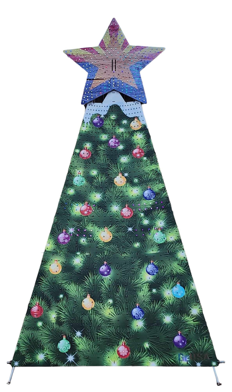 IMPRESSION Flat Mega Trees - 10 Ft / Tree Print Ornaments