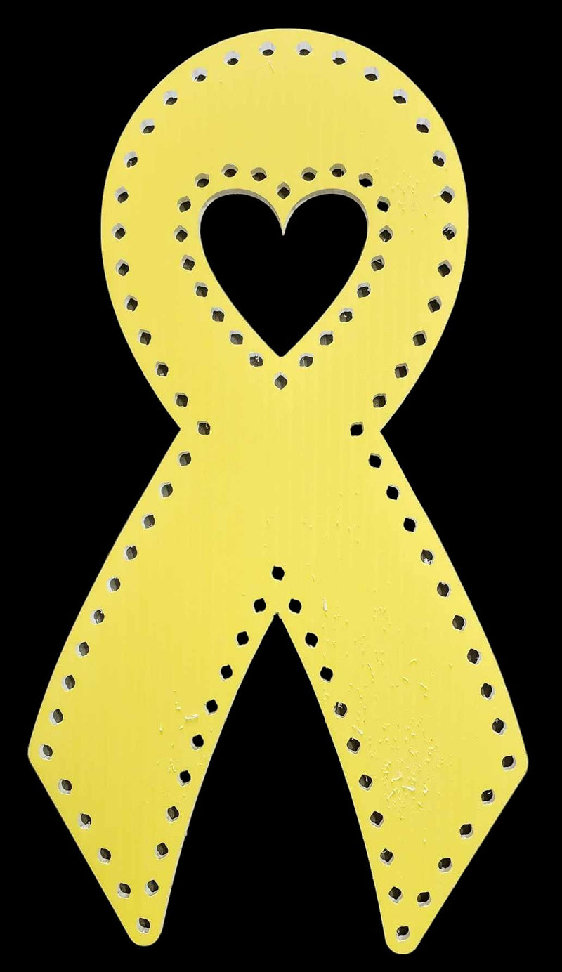 IMPRESSION Cancer Ribbons - Yellow / Small / Pixels - Pixel