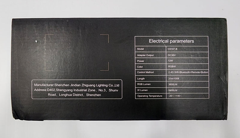 Permanent Holiday Lighting 36v - 100 Foot (72 Lights)