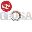 Silver metallic stainless steel hexagonal nut for asap sr pole slip bushing used as a slip bushing component