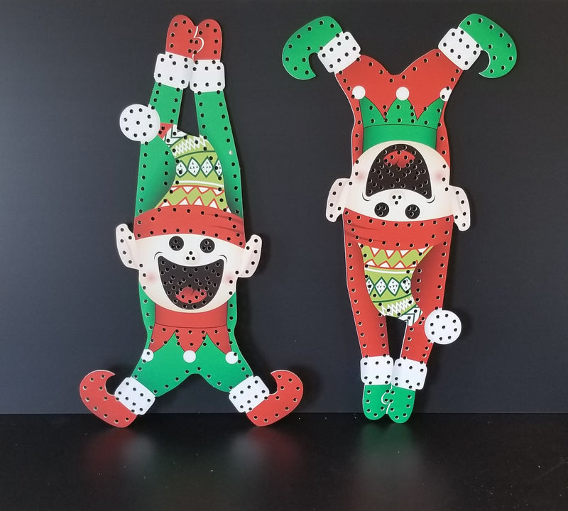 IMPRESSION Hanging Elf - Green / Singing - wiring - Pixel