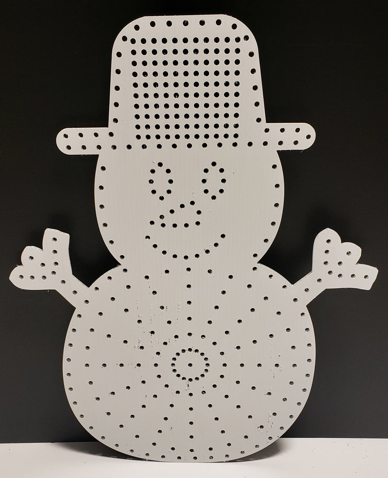 Snowman 2021 - With Matrix and Spinner / White - Pixel Props