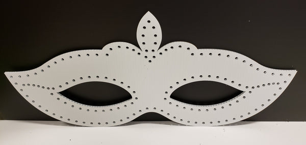 Mardi Gras Masks White / With Fleur De Lis Pixel Props