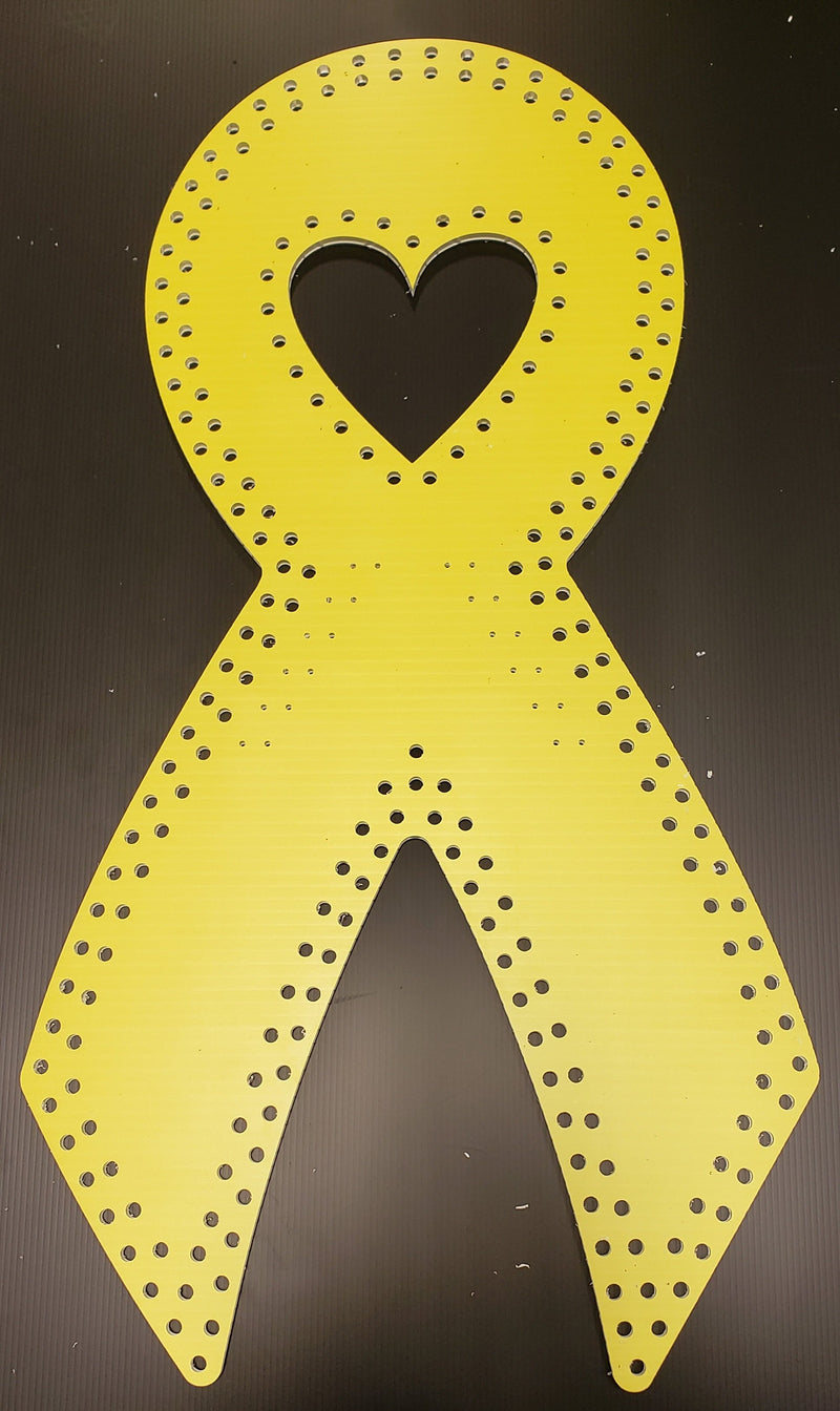 IMPRESSION Cancer Ribbons - Yellow / Large / Pixels - Pixel