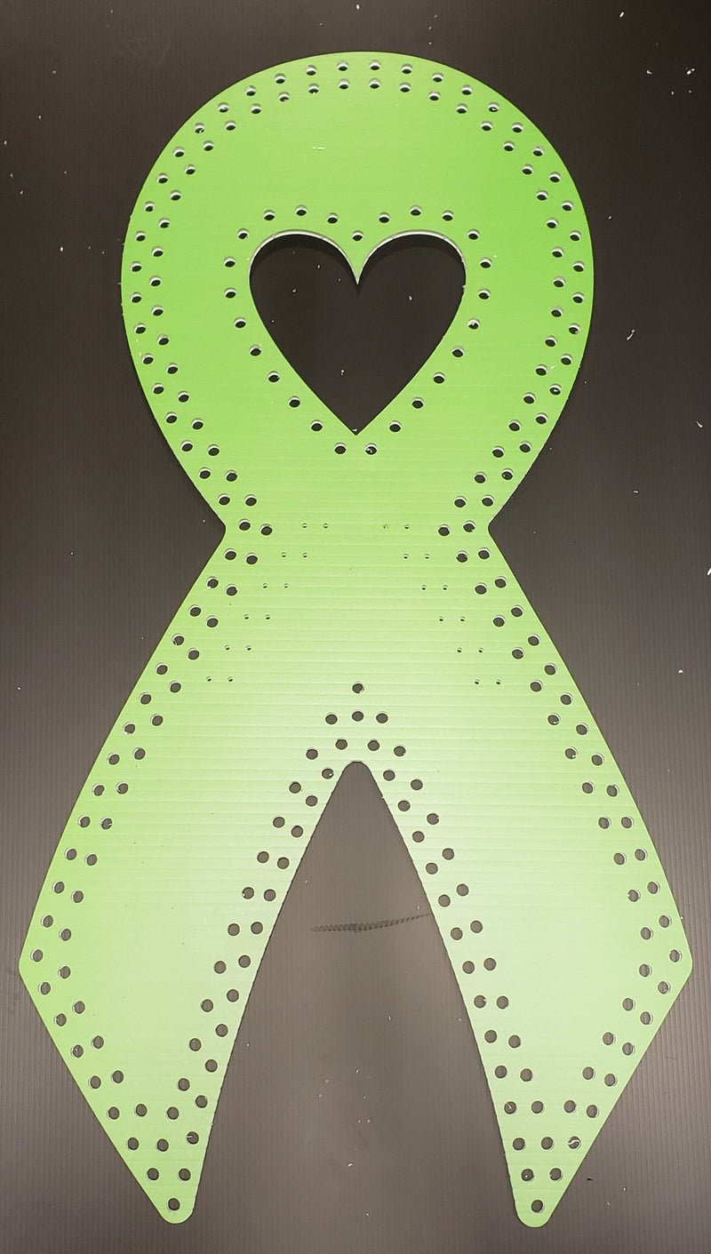 IMPRESSION Cancer Ribbons - Green / Large / Pixels - Pixel