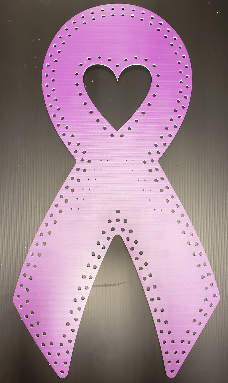 IMPRESSION Cancer Ribbons - Purple / Large / Pixels - Pixel