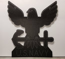 Navy Sign - Black - Pixel Props