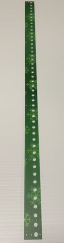 IMPRESSION Offset Pixel Trim - 6mm / Green Snowflake - Pixel