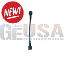 Black flexible pigtail adaptors with molded plastic connectors for hassle-free lighting setup connections