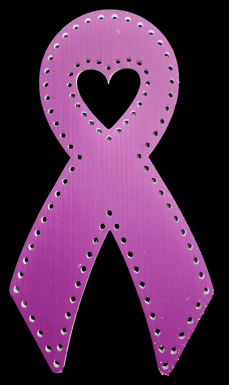 IMPRESSION Cancer Ribbons - Purple / Small / Pixels - Pixel