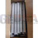White led light strips with black cords neatly packed in a box for g-track permanent holiday lighting use