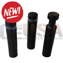 Ezmount 10 pack black steel pixel mounts with matte finish smooth bodies and threaded tops for easy reliable use