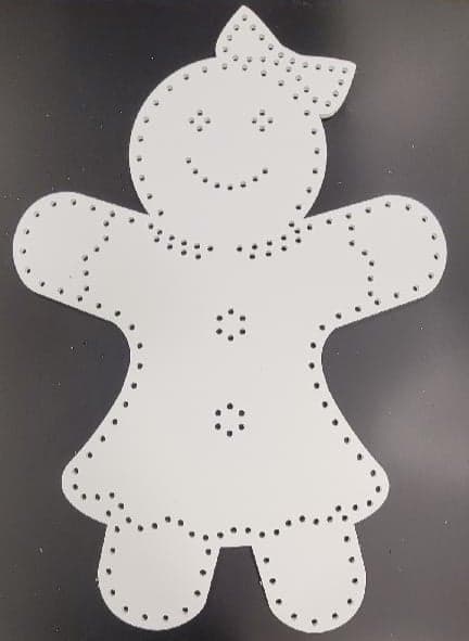 Gingerbread Girl - White / No - Pixel Props