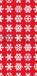 G-skinz for the column matrix 500 featuring a white snowflake pattern on vibrant red background by gilbert engineering usa