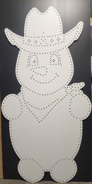 Cowboy Snowman - Non Singing / White / Wiring Diagram