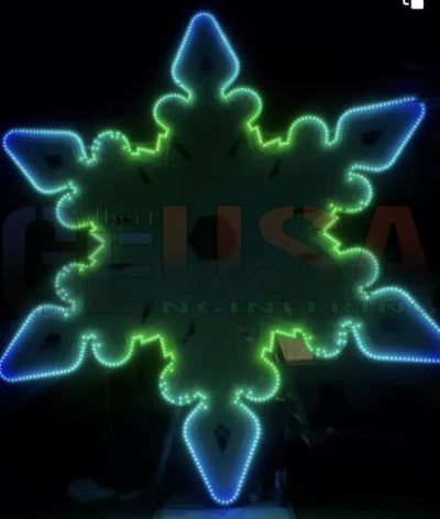 Flake I - YAI YAI: 4500 Node RGB Pixel Wonder