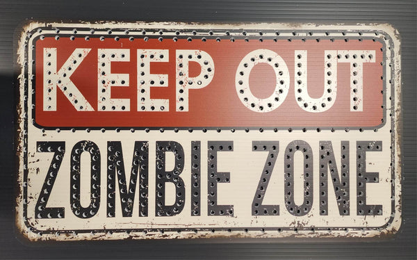 IMPRESSION Zombie - Keep Out Sign - Pixels / Wiring Diagram