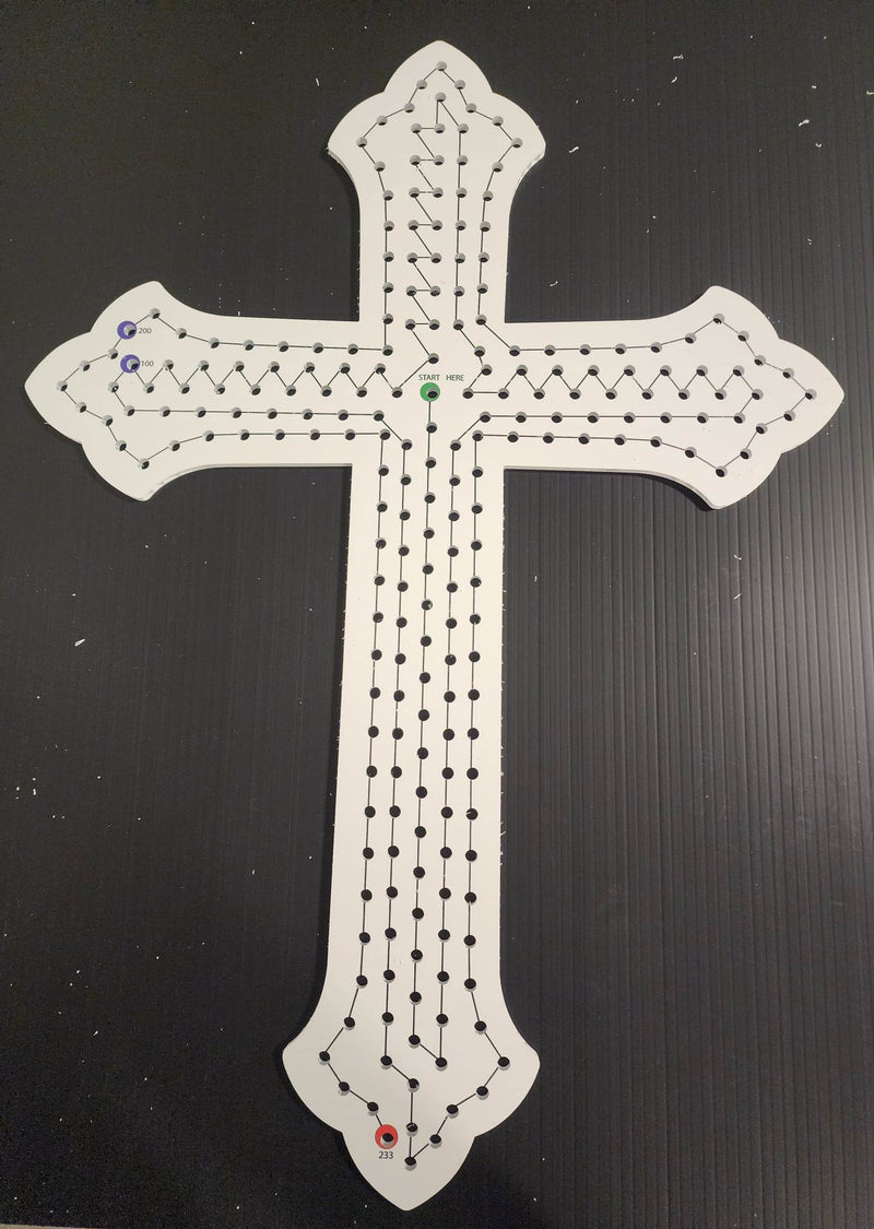 Coro Crosses - Easter Cross / White - with wiring - Pixel