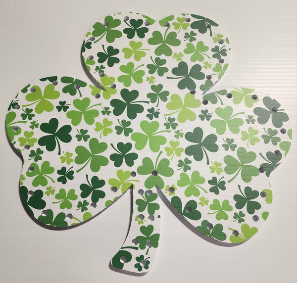 IMPRESSION St. Patricks Day Shamrock (24 Inch) - Multi Green