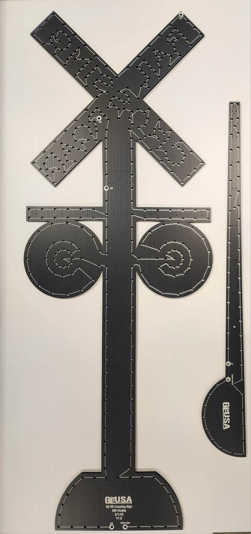 RR Crossing Gate - Black / Wiring Diagram - Yes - Pixel