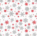 IMPRESSION Flake I Yai Yai Center - Red Silver Snowflake -