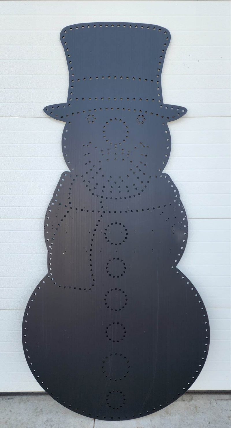 Snowman - Large - Black / Singing - Pixel Props