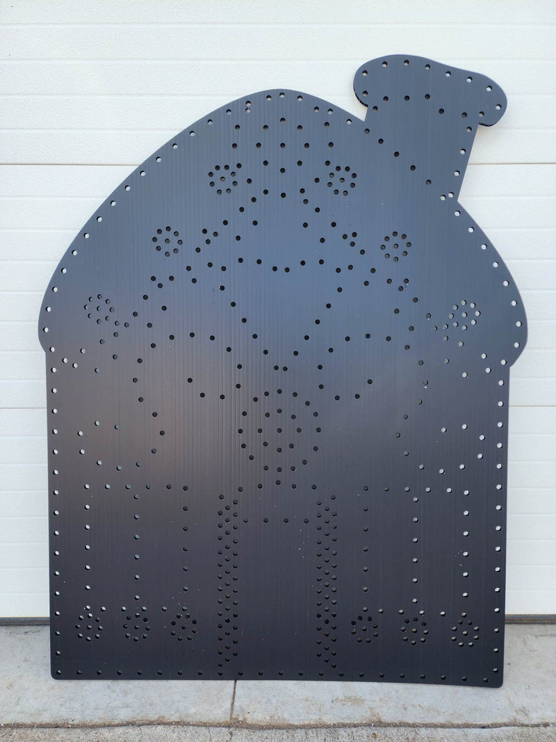 Gingerbread House - 5ft - Black / No wiring - Pixel Props