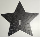 Star 46-460 Tree Topper - Black / Pixels - Pixel Props