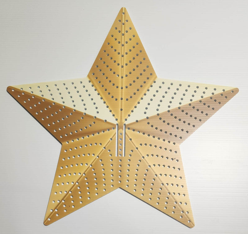 IMPRESSION Star 46-460 Tree Topper - Gold - Pixel Props