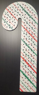 IMPRESSION Insane Canes - Red Green Abstract / Small Left