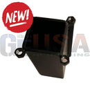 Black rectangular plastic sasquatch mount with hexagonal mounting brackets for secure gear attachment