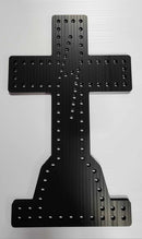 Small Cross - Black / Unfilled with Bolt - Pixel Props