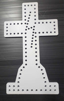 Small Cross - White / Unfilled with Bolt - Pixel Props