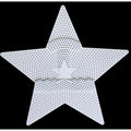 6ft Star - White Pixel Props