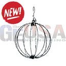 Black metal wire cage with hook from collective rgb decor light ball for modern holiday display lighting