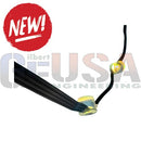 Black rubber belt with yellow metallic ends for evo+ pixels 12v led pixels with dual data lines and ip67 waterproofing