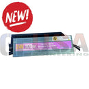 Black and purple waterproof EVO Dynamic Energy Amplifier power supply by Mattos Designs with 24v 100w for holiday lights