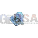 Clear glass osram sirius projector lamp with light blue housing and metallic contacts for phoenix ray max 380w bulb