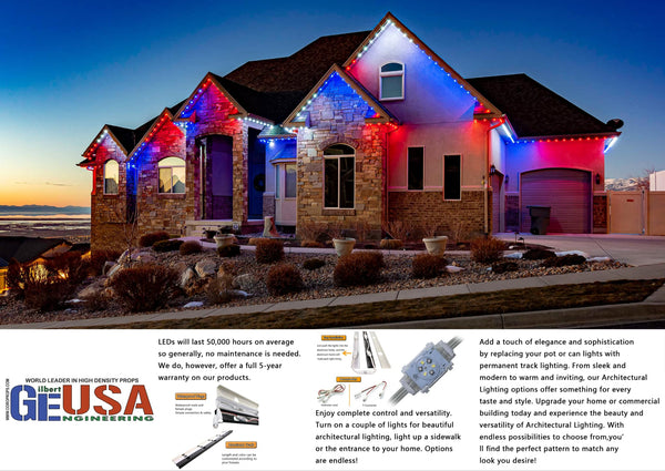 Permanent Holiday Lighting Kits 48v