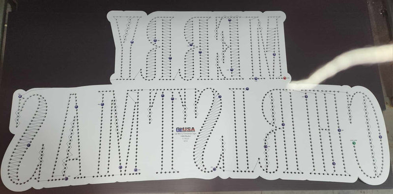 Merry Christmas Sign - Pixel Props